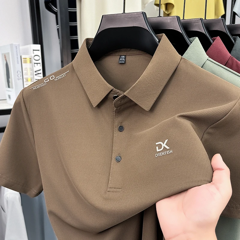 Outdoor Sport Outfit - DREKFISH işlemeli polo gömlek erkek elastik