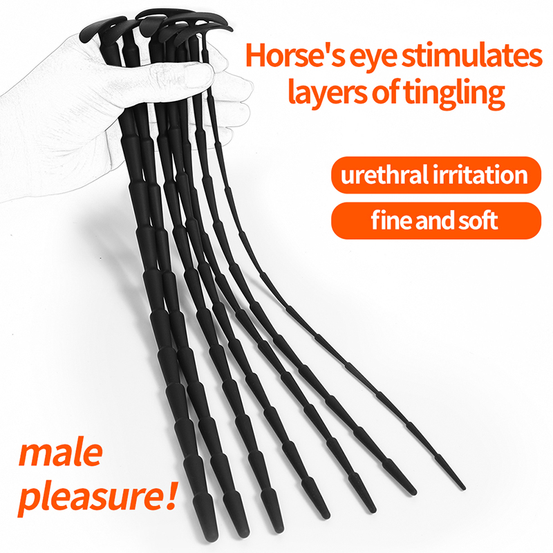 Lunge Line Horse - Yumuşak Silikon Uzun Üretral Tıkaç Çok