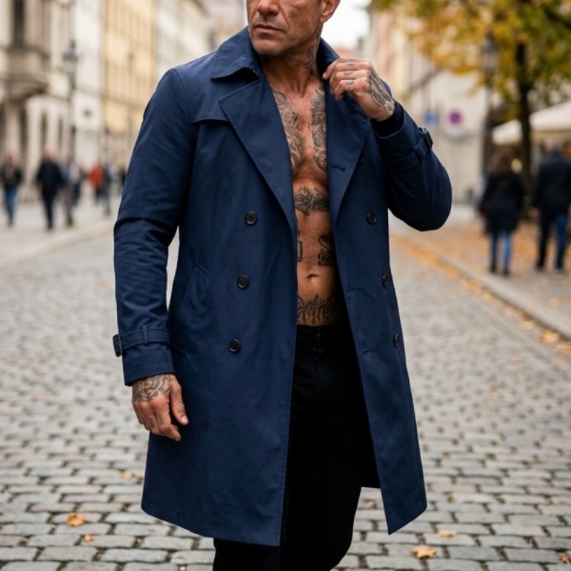 Outdoor Sport Windbreaker - Sonbahar Yeni Trench Erkek Sokak Giyim