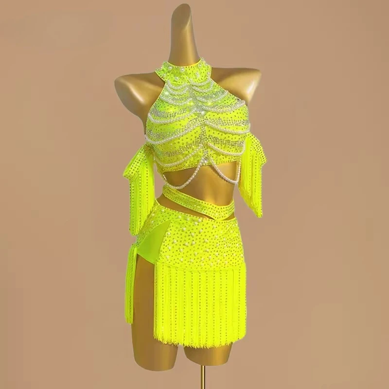 Outdoor Sport Dress - 2026 Yeni Latin Performans Dans Elbisesi