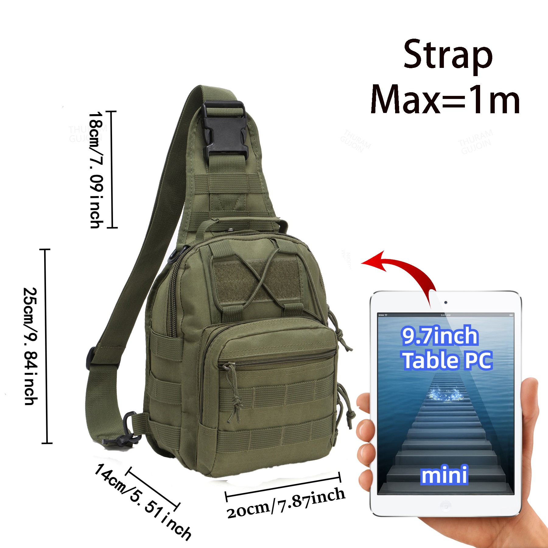 THURAM Açık Taktik Çanta Sırt  - Outdoor Sport Backpack incelemesi ve fiyatı