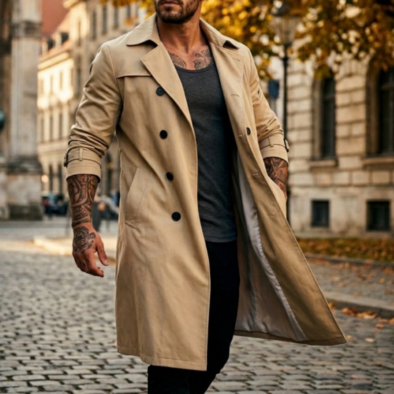 Sonbahar Yeni Trench Erkek Sok - Outdoor Sport Windbreaker incelemesi ve fiyatı