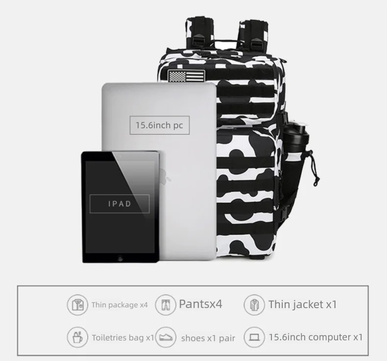 45L/35L/25L Taktik Sırt Çantas - Outdoor Sport Backpack incelemesi ve fiyatı